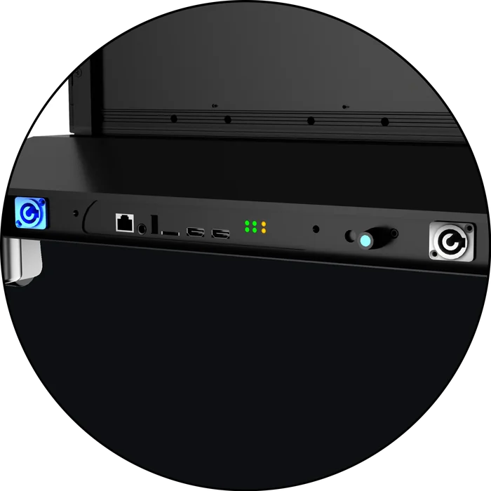 Panneau d'interfaces du socle