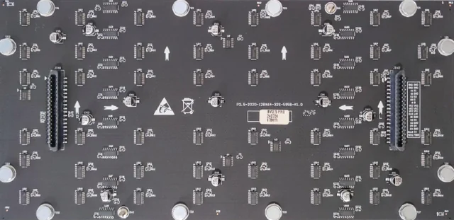 Module Echo 320 × 160 mm, vue du circuit au dos